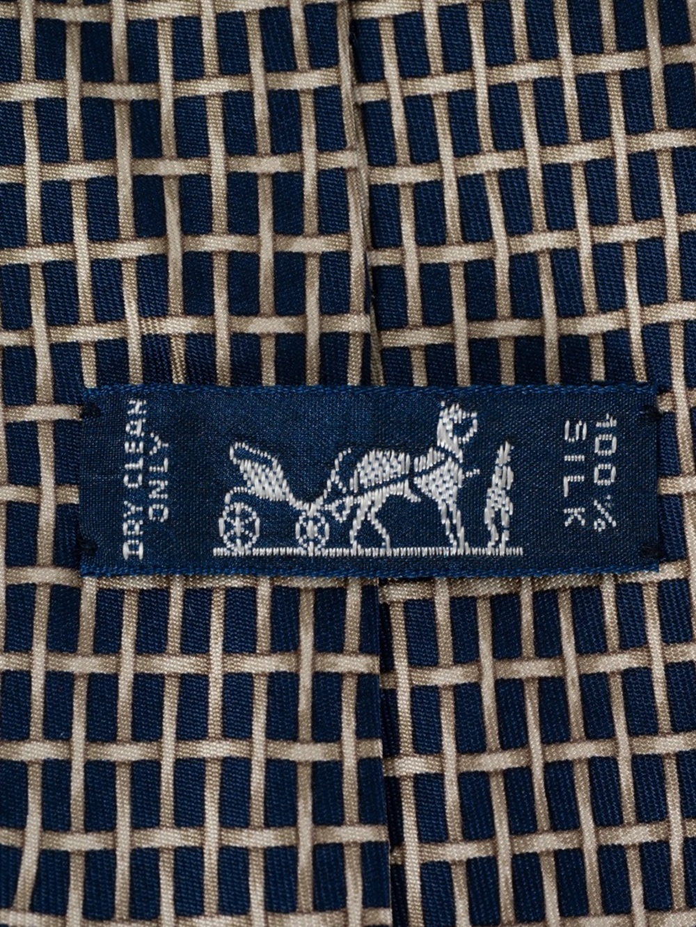 Authentic Mens Hermés Neck Tie - Picture 5 of 8